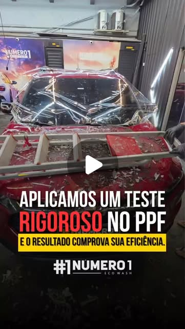 Teste real de resistência do PPF